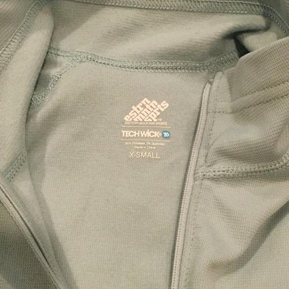 EMS Half Zip Wind Ice Blue Thermal Top - Picture 3 of 5
